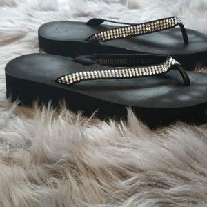 3/$20 sandals w/ Swarovski crystals